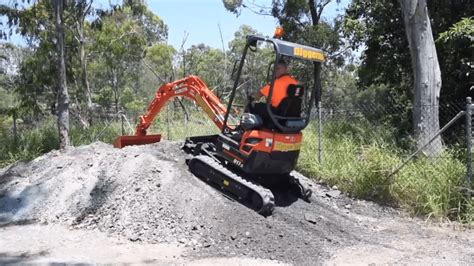 mini excavator maximum slope|can a mini excavator climb.